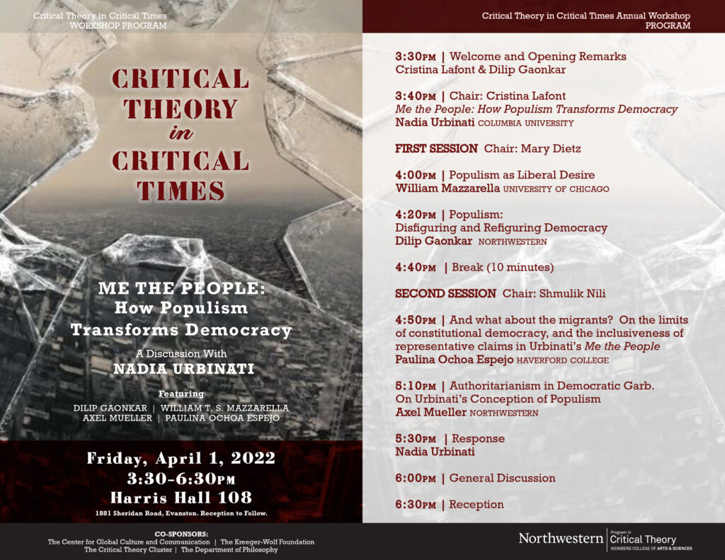 2022 Critical Theory in Critical Times annual series workshop & reading ...